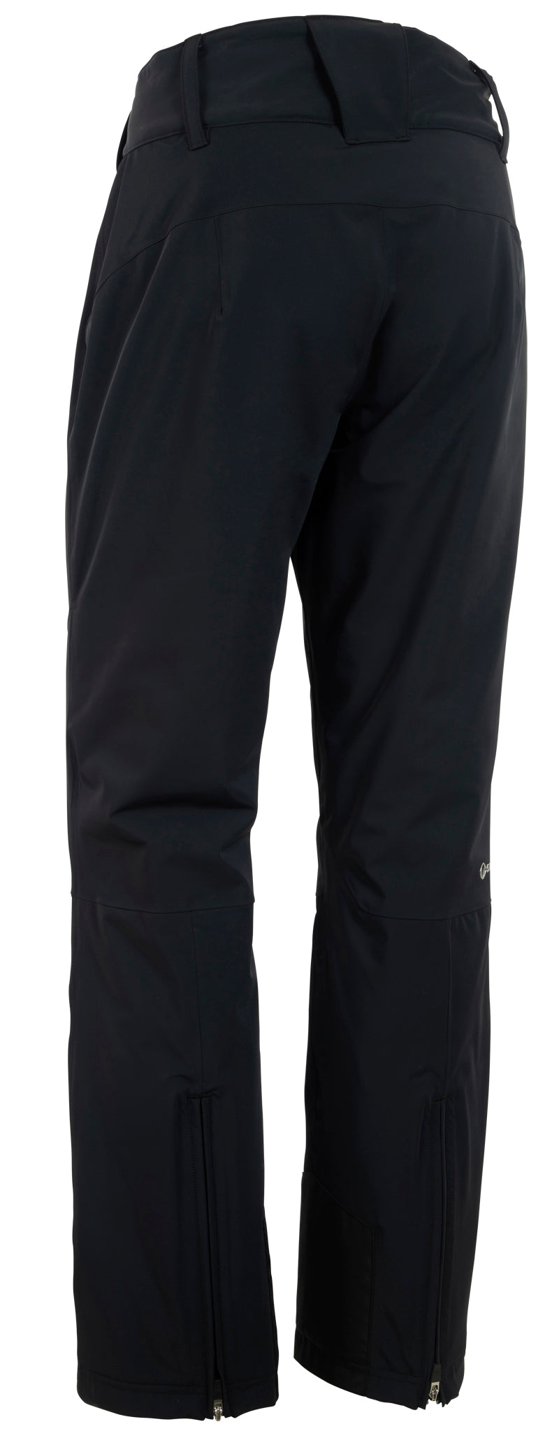 A pair of black SUNICE women's Taylor ski pants with visible zippered hand pockets and custom hardware.