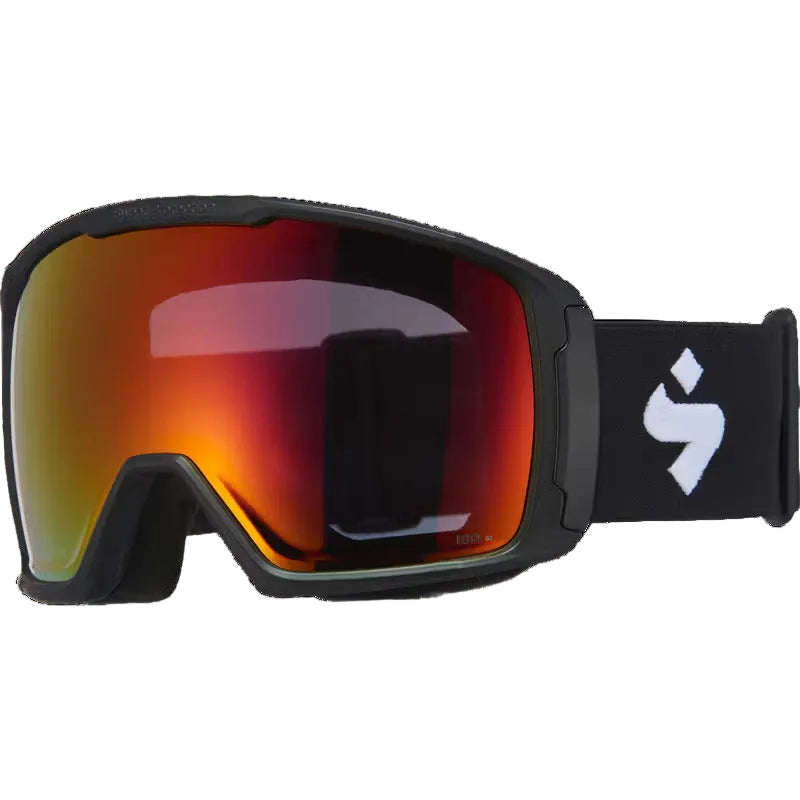 Sweet Protection Clockwork MAX Race Goggles with bonus lens featuring RIG® lens technology, oversized frame, anti-fog double lens, and premium alpine race performance.