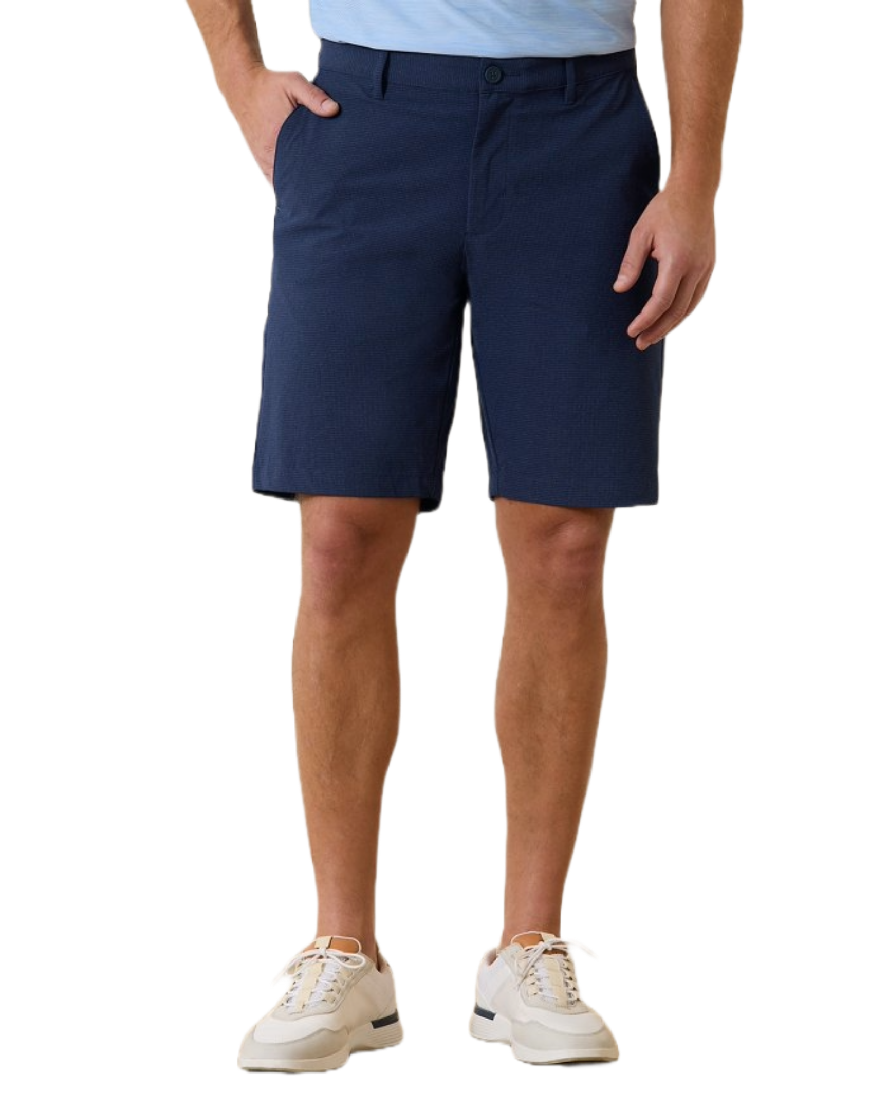 Tommy Bahama Men's Chip Shot 10-inch Golf Shorts featuring IslandZone® performance fabric, a tailored fit, and breathable stretch comfort.
