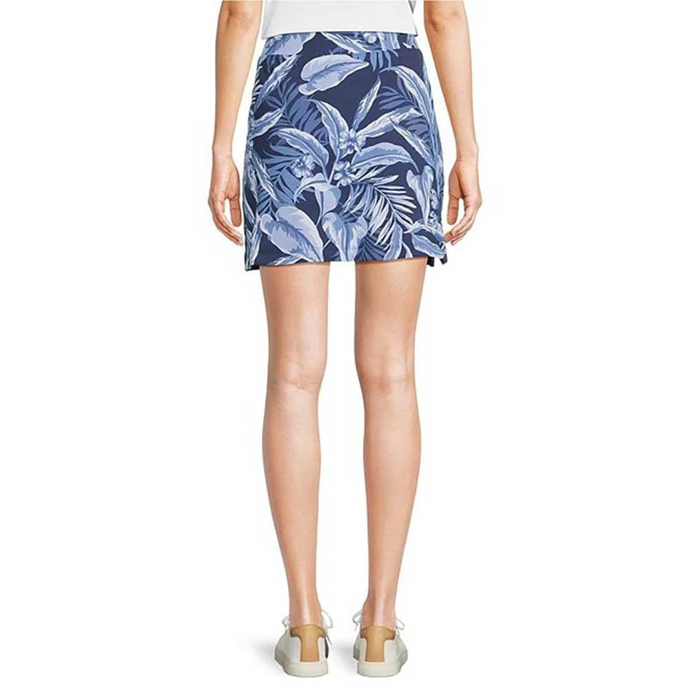 Tommy Bahama Women's Aubrey Gulf Shore Garden Golf Skort featuring IslandZone® performance fabric, a floral print, built-in shorts, and a flattering fit.