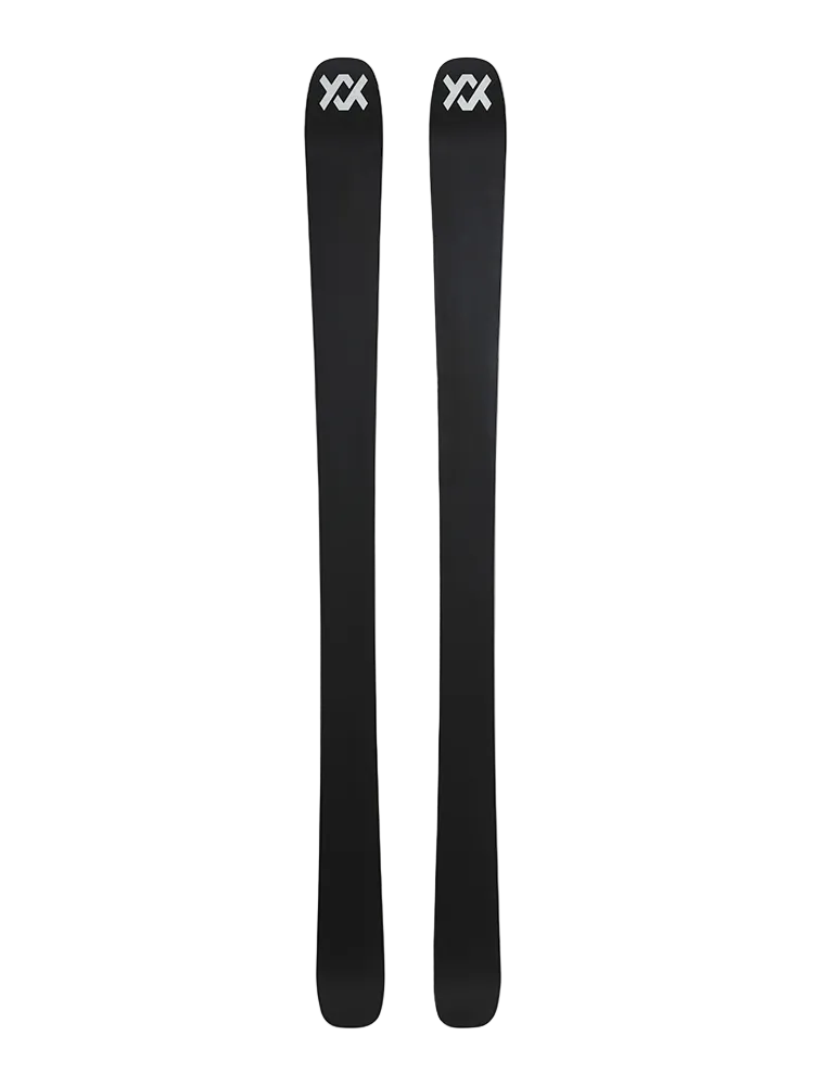 A pair of Rose colored 2027 Volkl Blaze 94 skis that are designed for all-mountain and freeride skiing.
