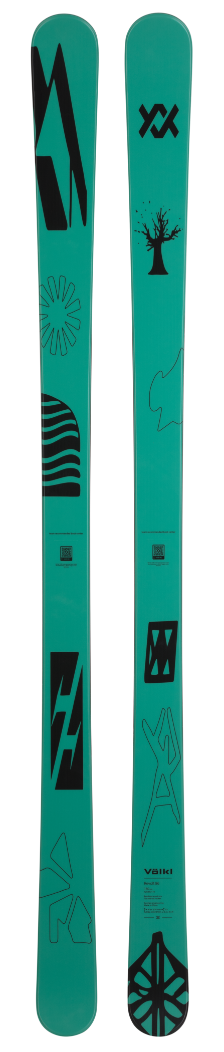 Völkl Revolt 86 twin-tip freestyle skis 2026