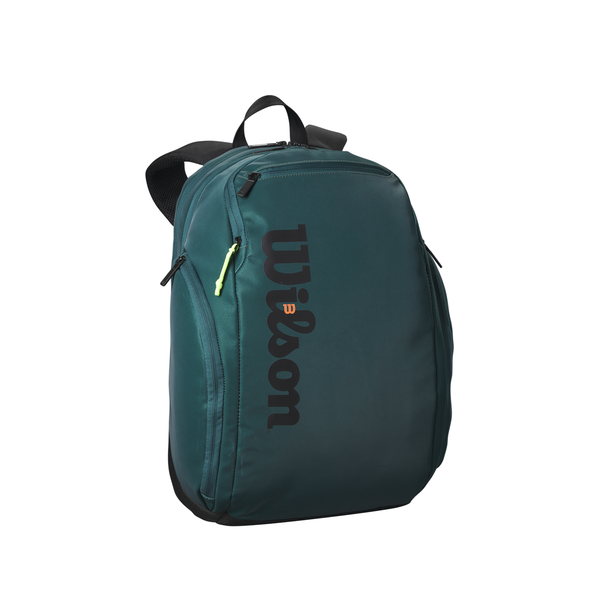 Wilson Blade V9 Super Tour Backpack featuring dedicated racquet storage, multiple compartments, premium construction, and Blade-inspired styling.