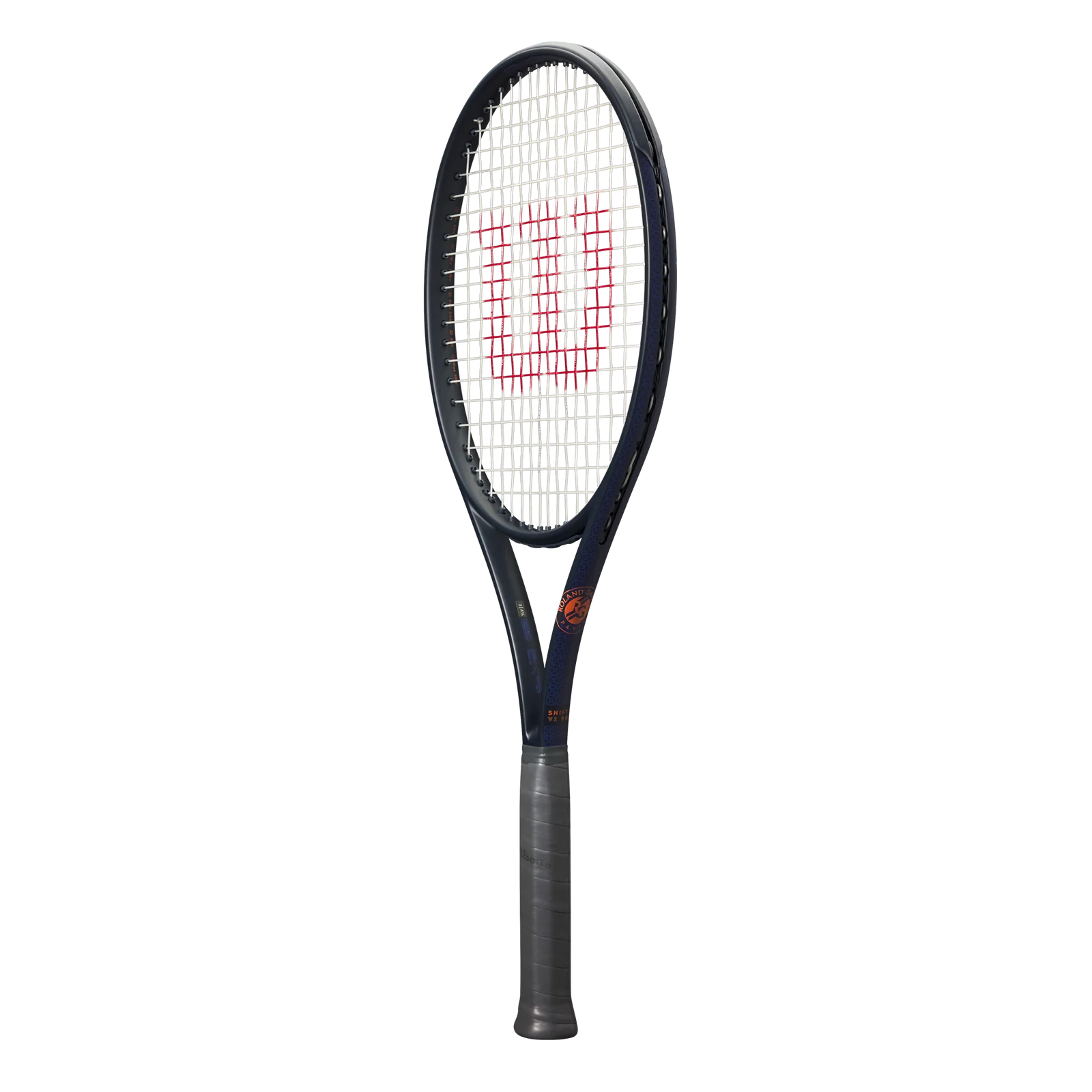 Wilson Shift 99 V1 Roland Garros Session de Soiree Edition high-performance spin tennis racket in navy/black