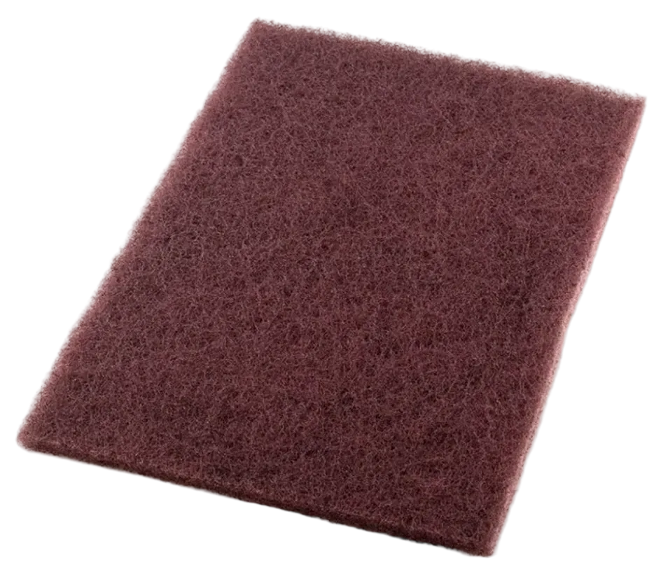A Wintersteiger Wax Buffing Pad showing a rectangular natural cork block bonded to a dense white synthetic felt polishing layer on the bottom face.