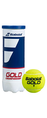 Babolat Gold Championship tennis balls available at Swiss Sports Haus 604-922-9107.