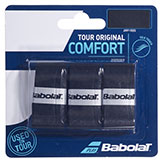 Babolat Tour Original Comfort Grip black tennis racquet grip available at Swiss Sports Haus 604-922-9107.