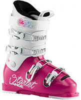 2021 Lange Starlett 60 flex junior ski boots available at Swiss Sports Haus 604-922-9107.