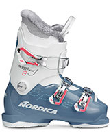 2022 Nordica SpeedMachine Junior kids J3 three buckle junior girls ski boots available at Swiss Sports Haus 604-922-9107.