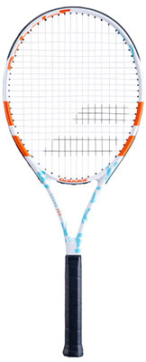 Babolat Evoke102 Women's Tennis Racket available at Swiss Sports Haus 604-922-9107.