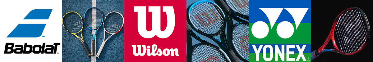 Babolat, Wilson & Yonex tennis rackets, balls string and accessories available at Swiss Sports Haus 604-922-9107.