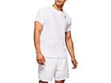 Asics Men's Tennis Short Sleeve Tee available at Swiss Sports Haus 604-922-9107.