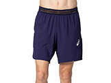 Asics Men's Match 7 Inch Short available at Swiss Sports Haus 604-922-9107.