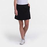 EP New York EPNY Knit Skort Black Mesh Pleat Detail available at Swiss Sports Haus 604-922-9107.