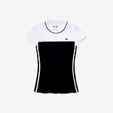 Lacoste Women's Tennis S/S Crew Top available at Swiss Sports Haus 604-922-9107.