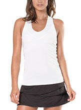 Lucky In Love V-Neck Tank available at Swiss Sports Haus 604-922-9107.