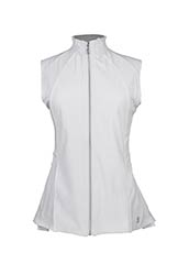 Sofibella UV Staples Vest White available at Swiss Sports Haus 604-922-9107.