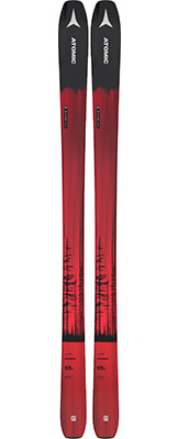 2022 Atomic Maverick 95 TI Skis available at Swiss Sports Haus 604-92-9107.