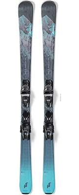 2022 Nordica Wild Belle 78 CA Skis & Bindings available at Swiss Sports Haus 604-922-9107.