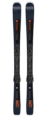 2022 Salomon Stance 80 Skis & Bindings available at Swiss Sports Haus 604-922-9107.