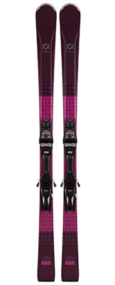 2022 Volkl Flair 76 Elite Skis & Bindings available at Swiss Sports Haus 604-922-9107.
