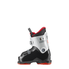 Nordica Speedmachine J 2 junior ski boots in Black/Grey/Red, a beginner-friendly boot with a soft flex for young skiers.