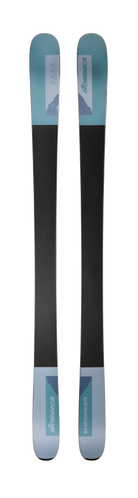 Nordica Enforcer 94 skis in Petrol/Grey, a versatile 94mm-waist all-mountain ski for confident all-terrain performance.