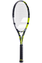 Babolat Pure Aero Team, tennis racquet, lightweight tennis racquet, high-performance tennis racquet, Babolat racquet, tennis equipment, spin-friendly racquet, tennis gear, Babolat Pure Aero, tennis shop, advanced tennis racquet, tennis power racquet, Swiss Sports Haus, West Vancouver tennis shop.