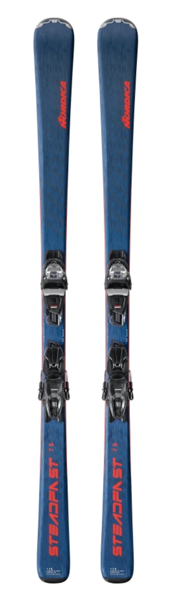 2025 Nordica Steadfast 75 CA, Nordica skis, versatile skis, durable ski construction, stable skis, control skis, lightweight skis, reinforced edges, intermediate skis, advanced skis, skiing gear, winter sports equipment, ski shop, Swiss Sports Haus, West Vancouver ski shop.