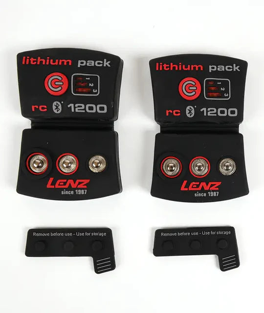 Lenz Lithium Pack rcB 1200, heated clothing, battery pack, ski accessories, winter sports gear, rechargeable battery pack, Lenz heated socks, electric heating, long-lasting battery, ski equipment, winter gear, outdoor sports accessories, Lenz products, Swiss Sports Haus, West Vancouver ski shop.