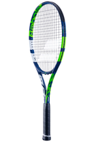 Babolat Boost Drive Strung, tennis racket, beginner tennis racket, lightweight tennis racket, graphite tennis racket, Babolat tennis gear, tennis equipment, easy power racket, tennis store, tennis gear for beginners, Swiss Sports Haus, West Vancouver tennis shop.