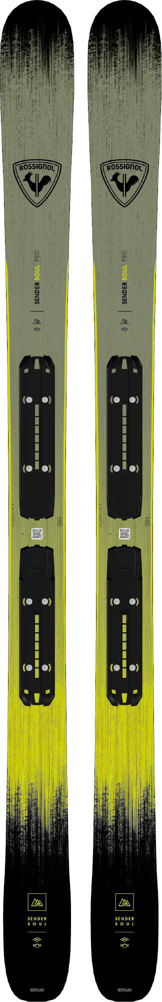 2025 Rossignol Sender Soul Pro skis, Rossignol Sender Soul Pro, Xpress 10 bindings, high-performance skis, ski equipment, aggressive skiing skis, varied terrain skis, ski bindings, secure ski control, skiing gear, winter sports gear, Swiss Sports Haus, West Vancouver ski shop.