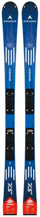 2027 Dynastar Speed Omeglass Team SL R21 Pro race skis with LOOK SPX 11 Race bindings