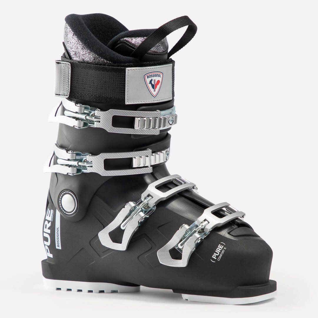 2025 Rossignol Hi-Speed Pro 70 JR MV, junior ski boots, high-performance ski boots, ergonomic fit, adjustable buckles, comfortable liner, durable ski boots, skiing gear, ski shop, Swiss Sports Haus, West Vancouver ski shop, junior skiing equipment, ski boots for kids, Rossignol ski boots.