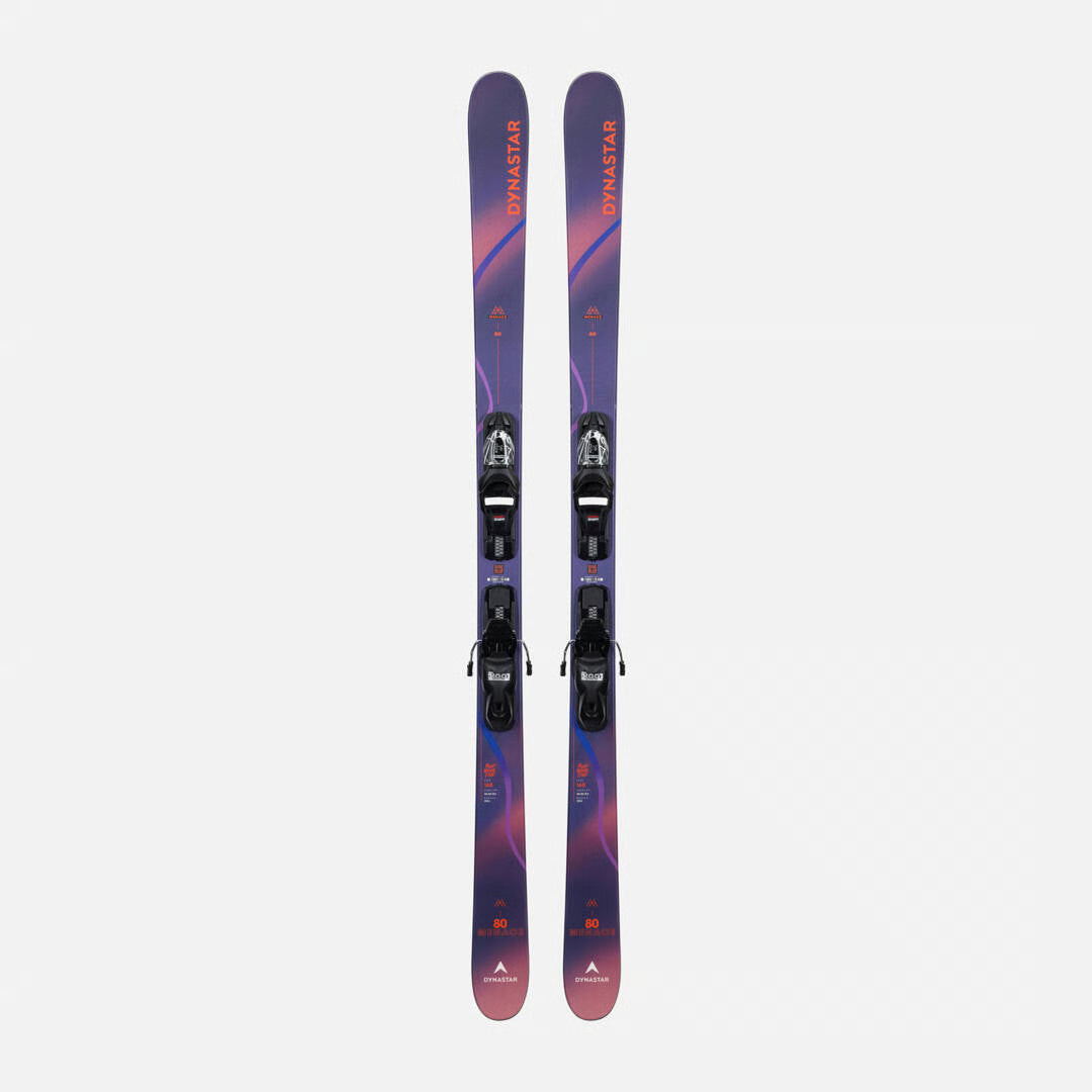 Dynastar M-Menace 80 JUNIOR skis with XPress 10 GW bindings included, an approachable all-mountain ski.