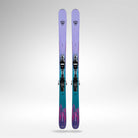 Rossignol Soul W Pro junior skis with XPress 10 GW bindings included, a versatile all-mountain ski for young girls.