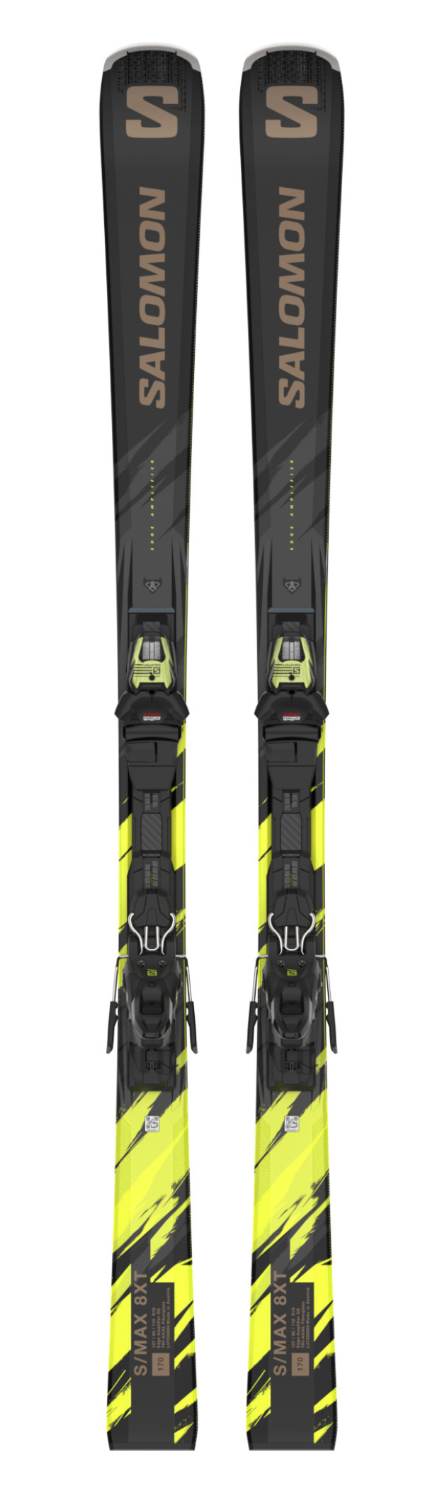 2024 Salomon S/MAX XT skis, Salomon skis, M11 GripWalk bindings, high-performance skis, advanced ski technology, precision skis, ski bindings, reliable ski bindings, ski equipment, skiing gear, winter sports gear, Swiss Sports Haus, West Vancouver ski shop, ski shop.