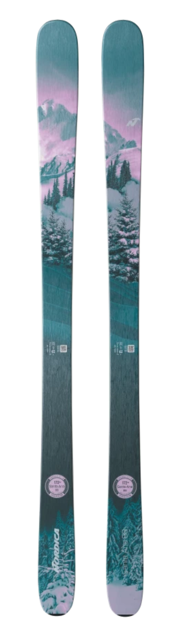 Women's Nordica Santa Ana 88 skis, Nordica skis, women's skis, all-mountain skis, ski equipment for women, ski shop West Vancouver, Swiss Sports Haus, Women's Nordica Santa Ana 88 West Vancouver, high-performance skis, women's skiing equipment, ski gear store, ski equipment store West Vancouver.