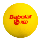 Babolat Stage 3 Red Foam Tennis Ball, foam tennis balls, beginner tennis balls, red foam tennis balls, Stage 3 tennis balls, tennis ball 3 pack, youth tennis balls, soft tennis balls, Babolat tennis balls, tennis practice balls, tennis gear, tennis equipment, Swiss Sports Haus, West Vancouver tennis shop.