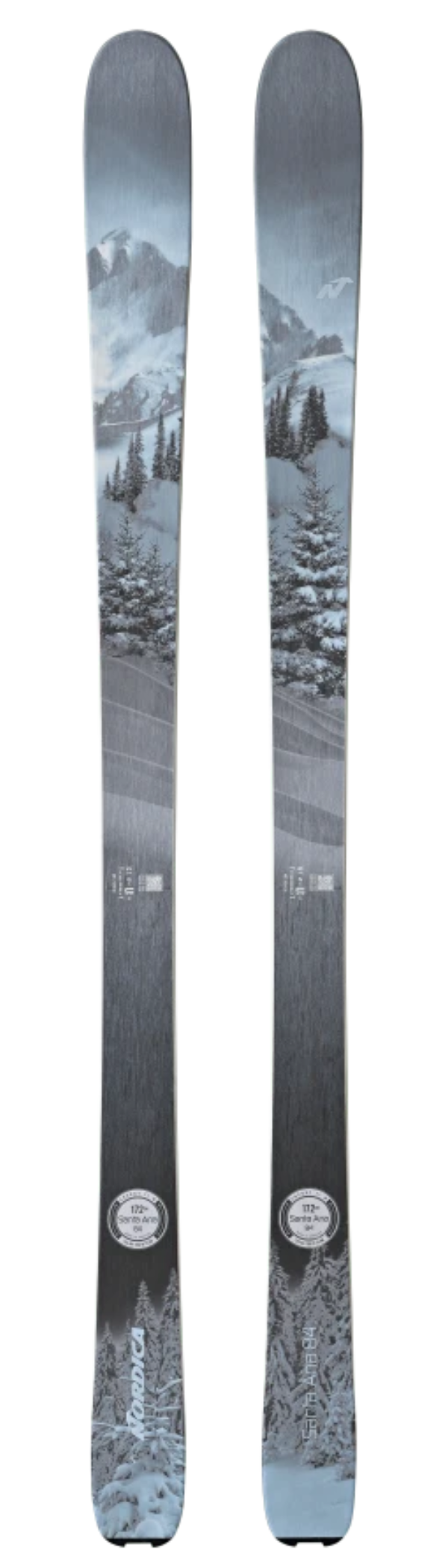 Women's Nordica Santa Ana 84 skis, Nordica skis, women's skis, ski equipment for women, ski shop West Vancouver, Swiss Sports Haus, Women's Nordica Santa Ana 84 skis West Vancouver, all-mountain skis, women's skiing equipment, ski gear store, ski equipment store West Vancouver.