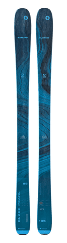 2024 Blizzard Black Pearl 88, Black Pearl 88 skis, high-performance skis, versatile skis, 88mm waist skis, skiing equipment, stable skis, edge grip skis, agile skis, on-piste skis, off-piste skis, ski shop, Swiss Sports Haus, West Vancouver ski shop, ski gear, winter sports equipment.