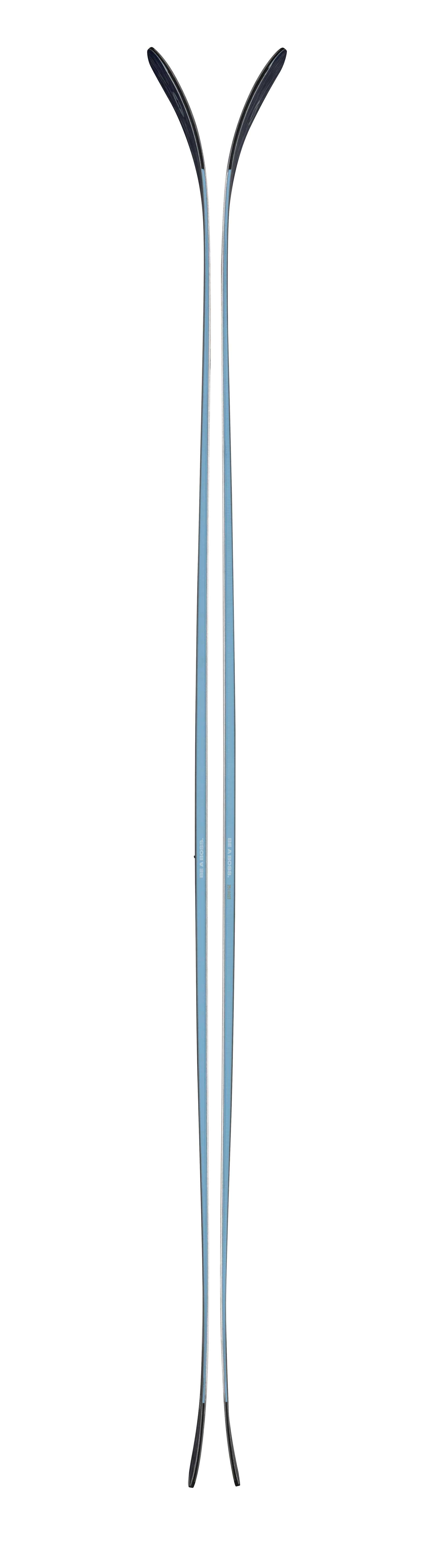 Blizzard Black Pearl 88 women's all-mountain skis in Blue, featuring an 88mm waist and lightweight, stable construction.
