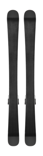Blizzard Canvas JR skis in White with 7.0 bindings included, a lightweight all-mountain ski for progressing young skiers.