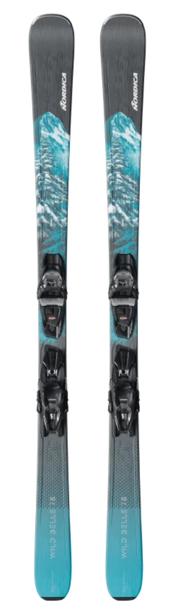 2025 Nordica Wild Belle 78 CA skis, high-performance skis, lightweight skis, all-mountain skis, enhanced edge grip, versatile skis, precision control, skiing equipment, winter sports gear, Swiss Sports Haus, West Vancouver ski shop.