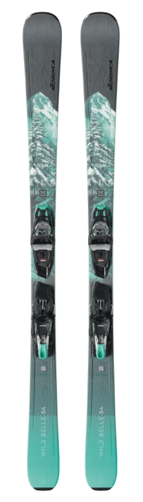 2025 Nordica Wild Belle DC 84 skis, Nordica Wild Belle skis, women's skis, all-mountain skis, high-performance skis, Nordica 2025 model, ski equipment, skiing gear, Swiss Sports Haus, West Vancouver ski shop, ski store, premium skis, versatile skis, ski performance, winter sports gear.