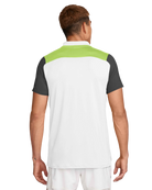 Nike Tennis Men's Dri-FIT Advantage Polo, tennis polo shirt, performance polo, Dri-FIT technology, moisture-wicking polo, breathable polo, athletic wear, tennis apparel, sports clothing, Nike tennis wear, Swiss Sports Haus, West Vancouver sports store, tennis gear, men's tennis clothing.