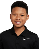 Nike Boys Dri-FIT Victory Golf Polo, boys' golf polo, Nike golf shirt, Dri-FIT technology, moisture-wicking polo, comfortable golf apparel, boys' sportswear, golf clothing, junior golf gear, stylish golf polo, breathable golf shirt, golf shop, Swiss Sports Haus, West Vancouver golf shop.