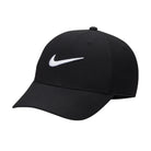 Nike Dri-FIT Club Structured Hat, tennis hat, sports apparel, moisture-wicking hat, structured cap, adjustable back strap, curved brim, athletic headwear, tennis gear, sports accessories, Swiss Sports Haus, West Vancouver sports store.