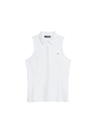 J.Lindeberg Women’s Dena Sleeveless Top, golf apparel, women’s golf top, sleeveless golf top, moisture-wicking fabric, stylish golf top, performance golf wear, comfortable golf clothing, golf course attire, Swiss Sports Haus, West Vancouver golf shop.