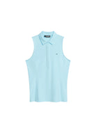 J.Lindeberg Women’s Dena Sleeveless Top, golf apparel, women’s golf top, sleeveless golf top, moisture-wicking fabric, stylish golf top, performance golf wear, comfortable golf clothing, golf course attire, Swiss Sports Haus, West Vancouver golf shop.